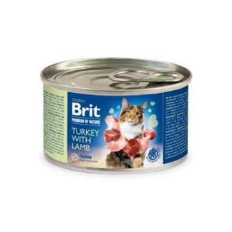 Brit Premium by Nature cat turkey with Lamb 200g
