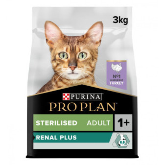 Pro Plan Cat Renal Plus Sterilised krůta 3kg