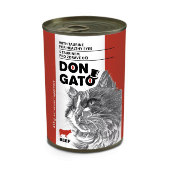 Konzerva DON GATO kočka - hovězí 415g