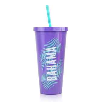 Bahama Skin Reusable Cup Purple opakovaně použitelný kelímek