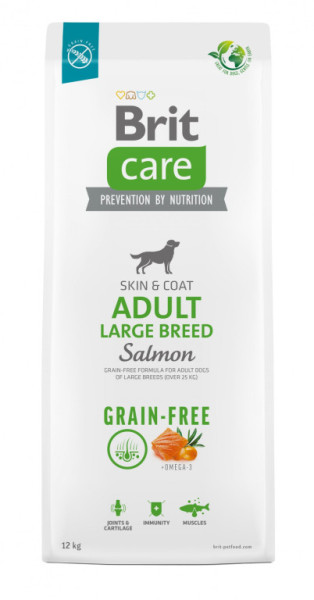 Brit Care Dog Grain-free Adult Large Breed - salmon and potato, 12kg