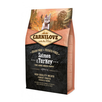 Carnilove Salmon & Turkey for LB Puppy 12kg