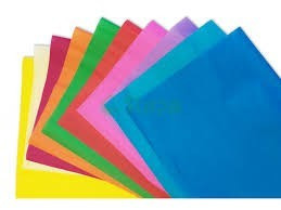 Hedvábný papír A3 MIX 10 barev 42x29,7cm, 20g