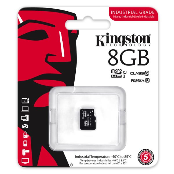 Kingston Micro Secure Digital card, 8GB, micro SDHC, SDCIT/8GBSP, UHS-I U1 (Class 10), bez adapt