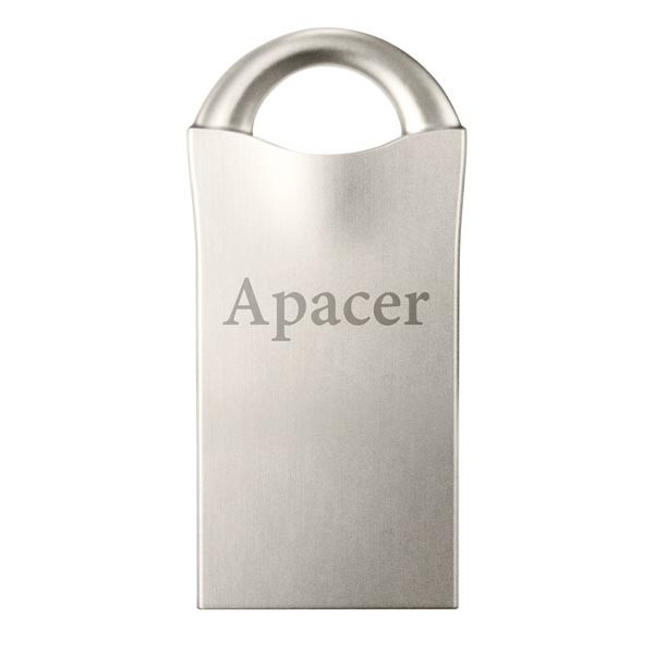 Apacer USB flash disk, USB 2.0, 16GB, AH117, stříbrný, AP16GAH117S-1, USB A