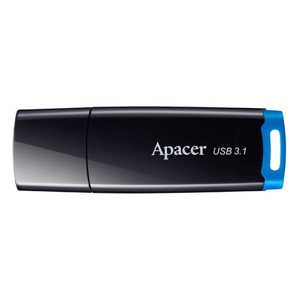Apacer USB flash disk, USB 3.0 (3.2 Gen 1), 32GB, AH359, černý, AP32GAH359U-1, USB A, s krytkou