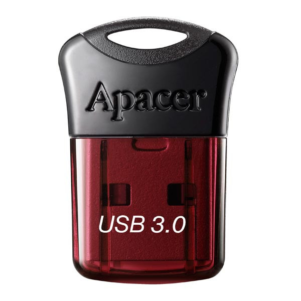 Apacer USB flash disk, USB 3.0 (3.2 Gen 1), 64GB, AH157, červený, AP64GAH157R-1, USB A, s krytko