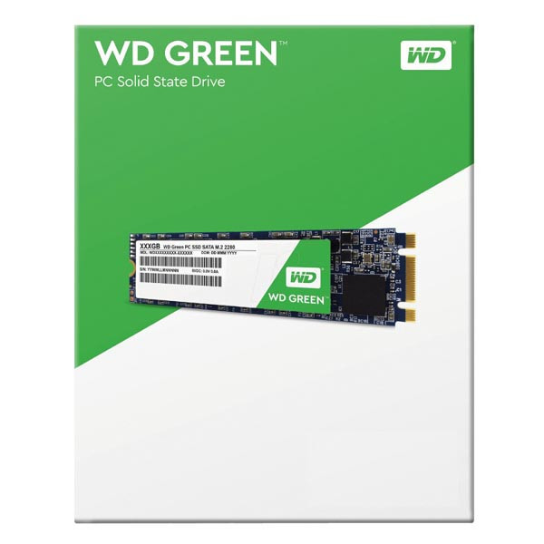 Interní disk SSD Western Digital M.2 SATA III, M.2 SATA III, 240GB, WD Green, WDS240G2G0B černý,
