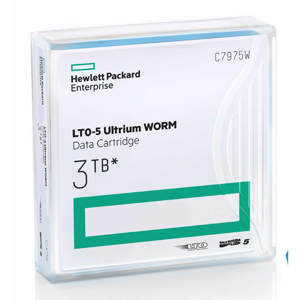 HP LTO Ultrium WORM 5, 1500 (1,5 TB)/GB 3000 (3 TB)GB, labeled, světle modrá, C7975AW, pro archi