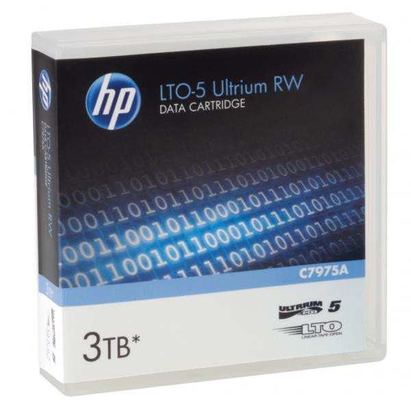 HP Ultrium RW LTO 5, 1100 (1,1 TB)/GB 3000 (3 TB)GB, světle modrá, C7975A, pro archivaci dat