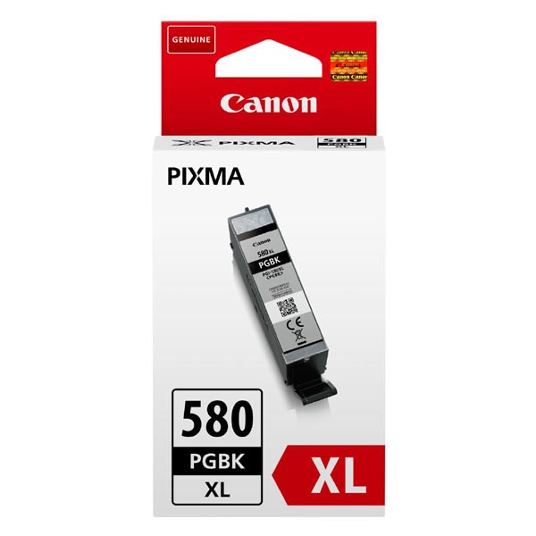 Canon originální ink PGI-580PGBK XL, black, 18.5ml, 2024C001, high capacity, Canon PIXMA TR7550,