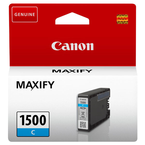 Canon originální ink PGI-1500 C, cyan, 300str., 4.5ml, 9229B001, Canon MAXIFY MB2050,MB2150,MB21