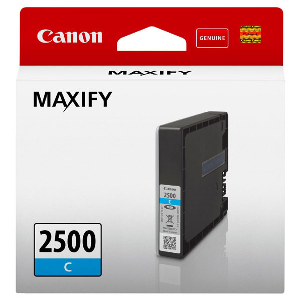 Canon originální ink PGI-2500 C, cyan, 9.6ml, 9301B001, Canon MAXIFY iB4050,iB4150,MB5050,MB5150