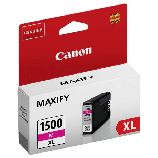 Canon originální ink PGI 1500XL, magenta, 12ml, 9194B001, high capacity, Canon MAXIFY MB2050, MB