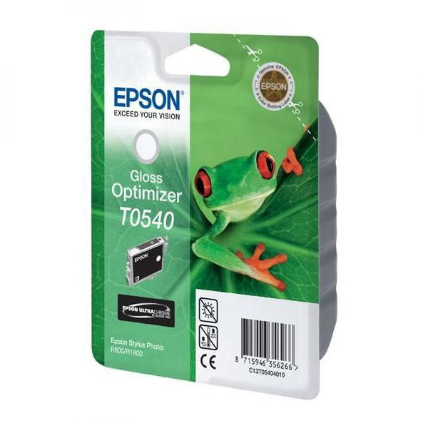 Epson originální ink C13T054040, glossy optimizer, 400str., 13ml, Epson Stylus Photo R800, R1800