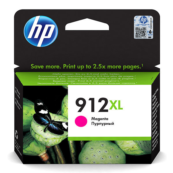 HP originální ink 3YL82AE, HP 912XL, magenta, 825str., high capacity, HP Officejet 8012, 8013, 8