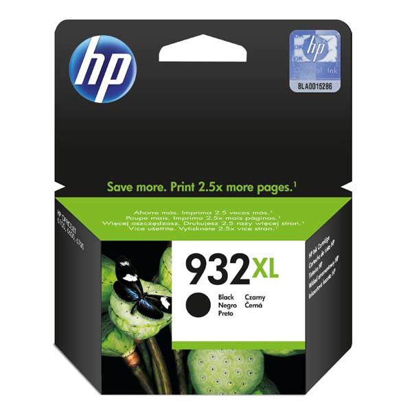 HP originální ink CN053AE, HP 932XL, black, 1000str., HP Officejet 6100, 6600, 6700, 7110, 7610,