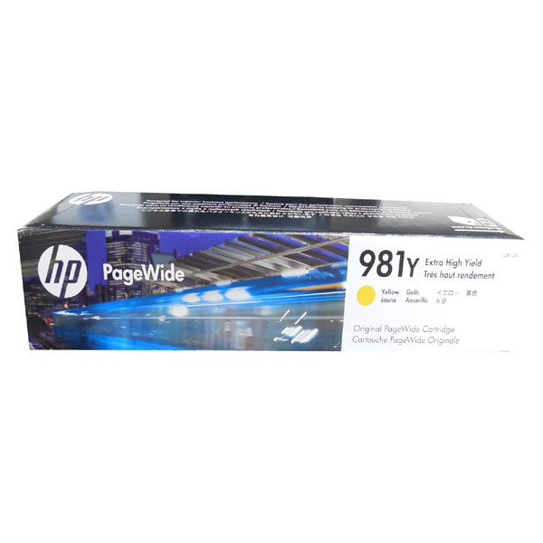 HP originální ink L0R15A, HP 981Y, yellow, 16000str., 185ml, extra high capacity, HP PageWide MF