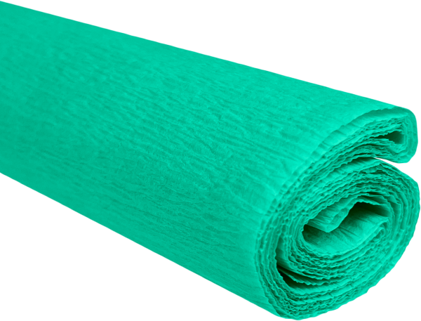 Krepový papír mátový 0,5x2m C26 28 g/m2