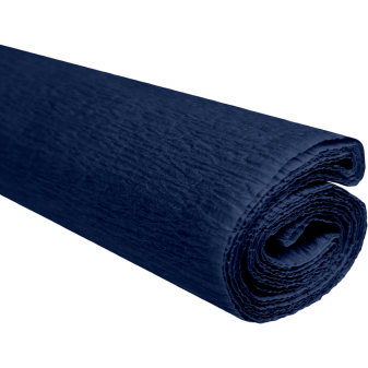 Krepový papír námořnická modř 0,5x2m C20 28 g/m2