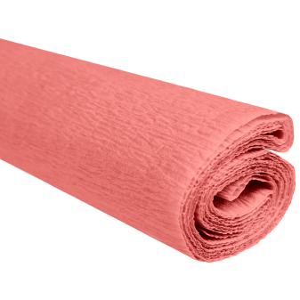Krepový papír lososový růžový 0,5x2m C11 28 g/m2