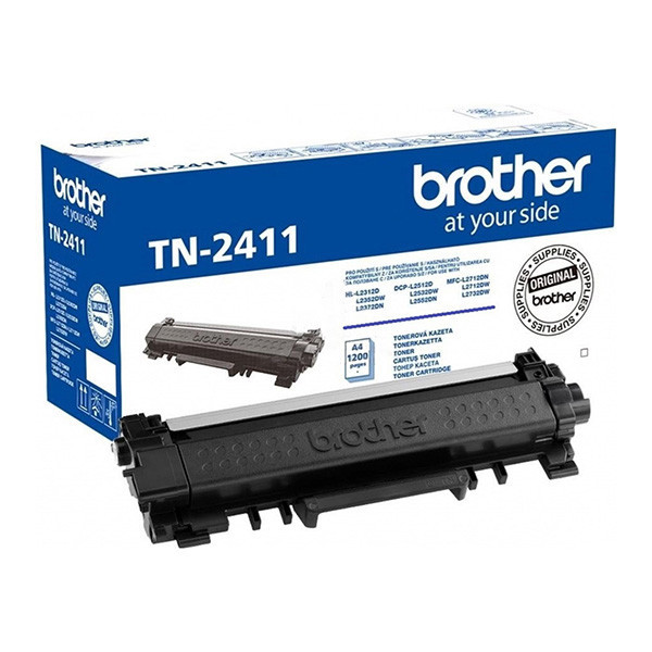 Brother originální toner TN2411, black, 1200str., Brother DCP-L2532DW, DCP-L2552DN, HL-L2312D, H