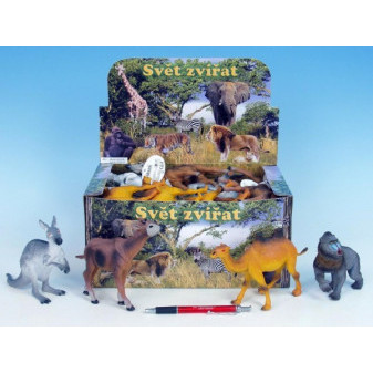 Zvířátka safari plast 12-18cm asst 8 druhů