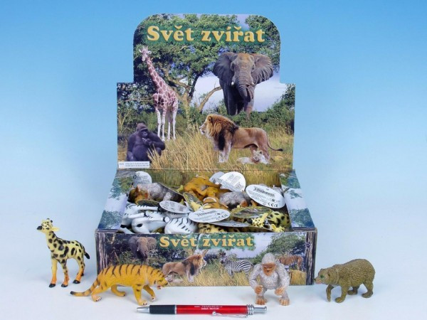 Zvířátka safari/ZOO plast 8-13cm asst 8 druhů