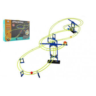 Kuličková dráha spacerail plast 220ks v krabici 39x28x7cm