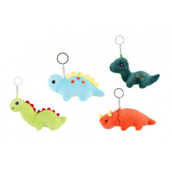 Přívěsek dinosaurus plyšový 15-18 cm 4 druhy