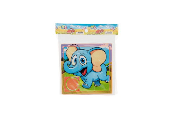 Ruchome puzzle zwierzątka plastikowe 10 cm mix gatunków w woreczku