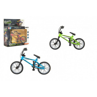 Bicykel jazdný prstový 11x7cm kov/plast 3 farby v krabičke 11,5x12x4cm