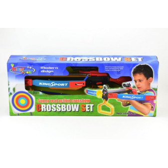 Kuše se šípy 3ks plast 67cm v krabici