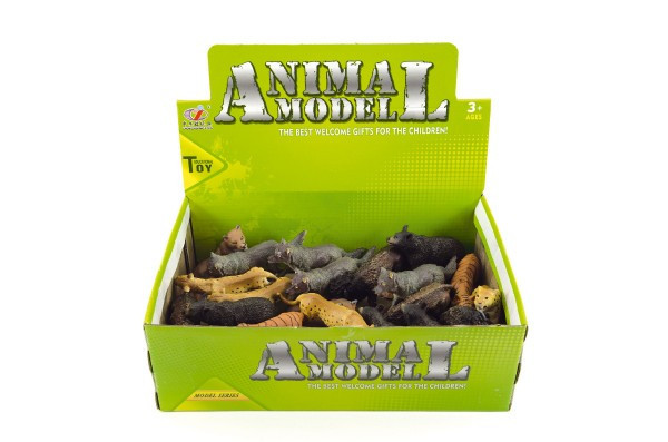Zvířátka safari ZOO plast 10cm asst