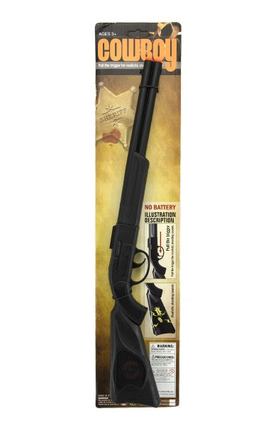 Pistolet/karabin kowbojski składany plastikowy 57cm na karcie