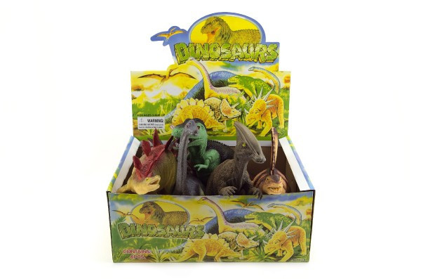 Dinosaurus plast 40cm mix druhů 6ks v boxu