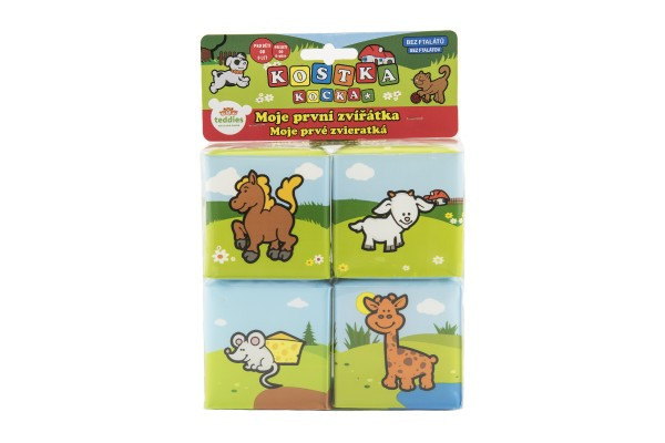 Kostka Moje první zvířátka 7x7cm MPZ od 0 let