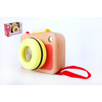 Fotoaparát/Foťák drevo v krabičke 13x8,5x5,5cm 10m+
