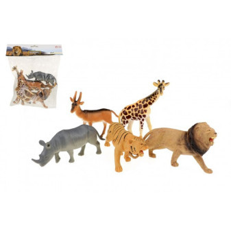 Zvieratá safari plast 11-15cm 5ks v sáčku
