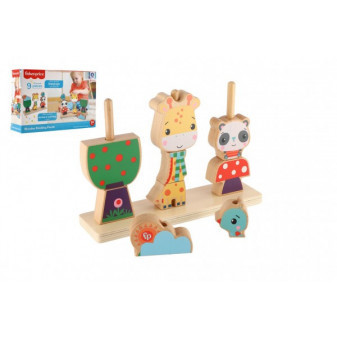 Puzzle 3D dřevo 9 dílků v krabici 28x19x8cm 24m+