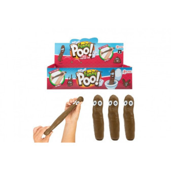 Hovínko antistresové guma 15cm elastické tvarovatelné v sáčku