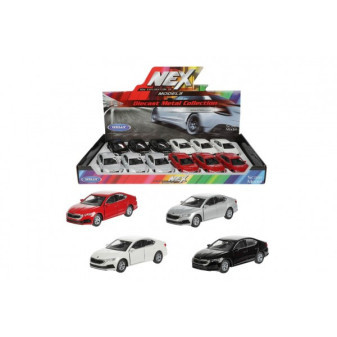 Auto Welly Škoda Octavia (new generation) kov/plast 12cm 4 barvy na zpětné natažení