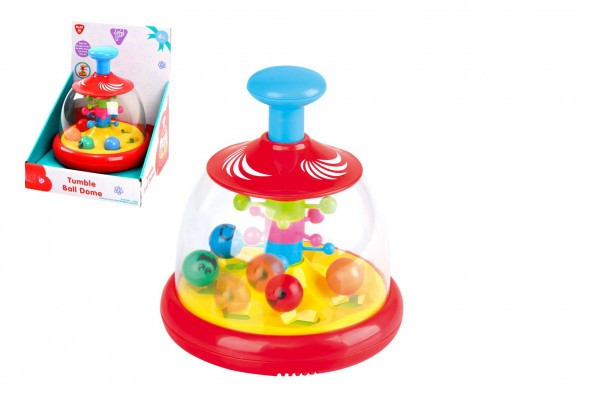 Kolotoč s loptičkami plast 18cm v krabici 18x23x17cm 6m+