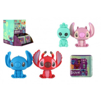 Lilo and Stitch 3D figurky puzzle 2ks guma mix druhů v plastové krabičce