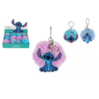Lilo and Stitch přívěsek s pompom bambulí 3 barvy