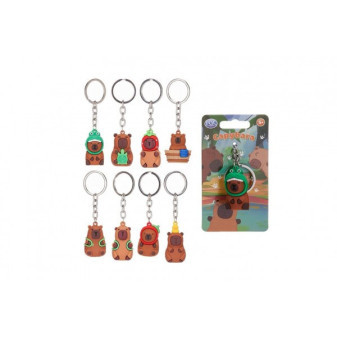 Kabybara přívěsek kov/plast 5-6cm mix druhů na kartě