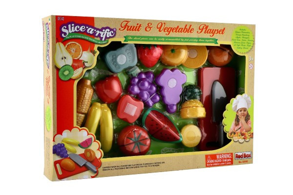 Krájacie ovocie a zelenina 40x27x6cm s riadom plast 25ks v krabici