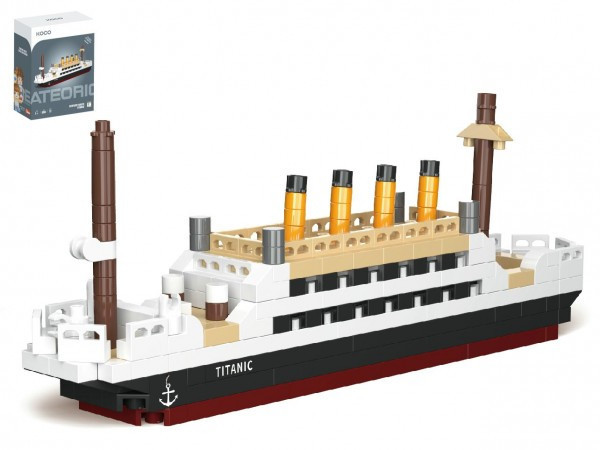 Stavebnice mini KOCO Titanic plast 11x15x6cm