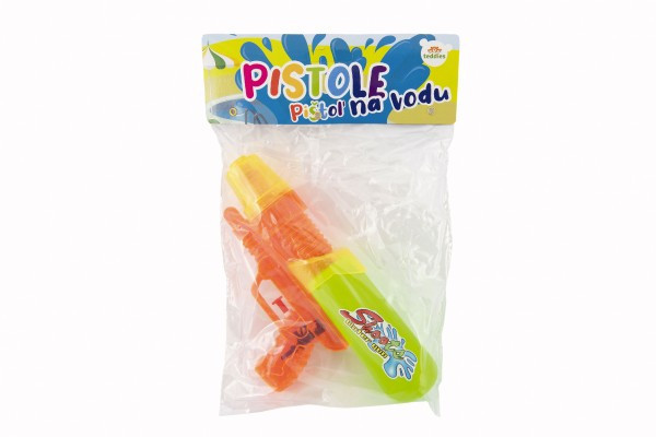 Pistolet na wodę plastik 24 cm 2 kolory w woreczku