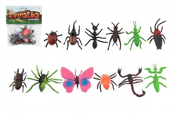 Hmyz/zvířátko mini plast 4-8cm